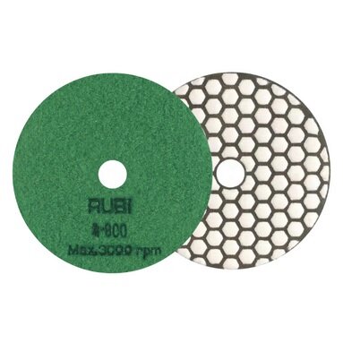 Rubi Flexible Dry Diamond Polishing Pad - 800 Grit (Extra Fine)