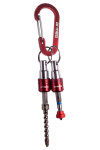 Armeg Twister 2pc Drill & Driver Bit Set - Inc Carabiner