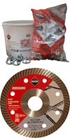 Rubi Landscapers Levelling & Cutting Kit - For 20mm Thick Porcelain