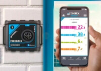 Tramex Feedback Datalogger - in use