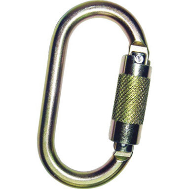 Quarter-Turn Twist-Lock Karabiner - 17mm Opening - Delta Plus