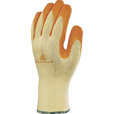 Cotton/Polyester Knitted Protective Gloves - Latex Coating - VE730OR