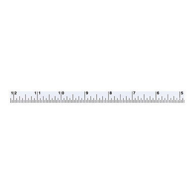 200 Inch Adhesive Tape Measure - Right to Left