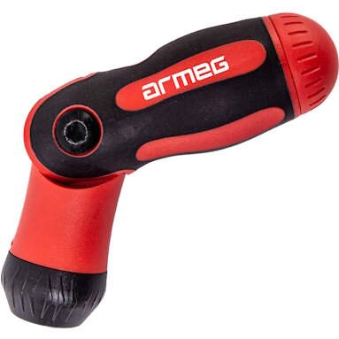 Armeg Folding Ratchet Screwdriver Handle 1/4 inch