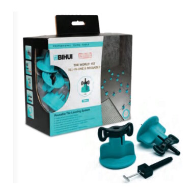 Bihui T-Spin Reusable Tile Levelling System - 1.5mm (x50 Pieces)