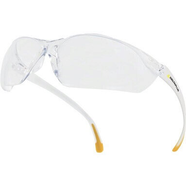 Delta Plus Meia Clear UV400 Wraparound Safety Glasses