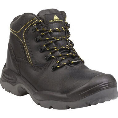 Delta Plus Santana Black Leather Composite Toe Safety Boots