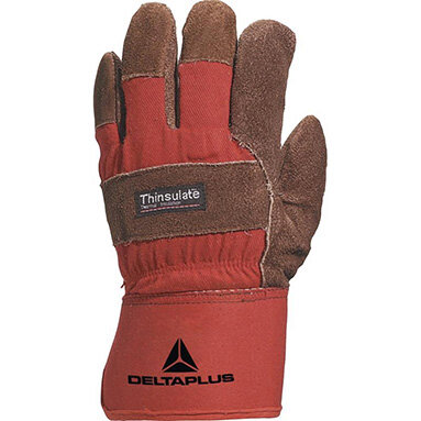 Cowhide Split Leather Docker Gloves - 3M Thinsulate Lining - DCTHI