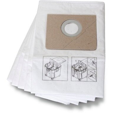 FEIN Dustex Fleece Filter Bags x5 - For Dustex 35L