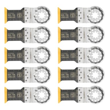 FEIN BIM TiN Long Life Starlock Blades 35mm - 10 PACK