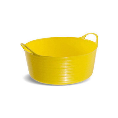 Gorilla Tubs Small Shallow 15L - Yellow