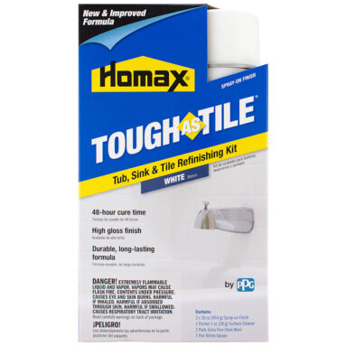 Homax Tough As Tile - Spray On Tub, Sink & Tile Refinishing Kit