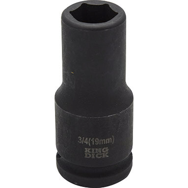 Impact Socket 3/4in - Deep - 19mm - King Dick Tools