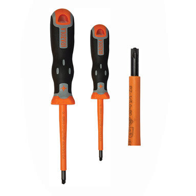 Irazola MCB Terminal VDE Screwdriver Set - Pozi/Slot