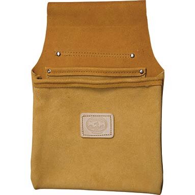 Leather Nail Pouch - 2 Pockets - Connell of Sheffield