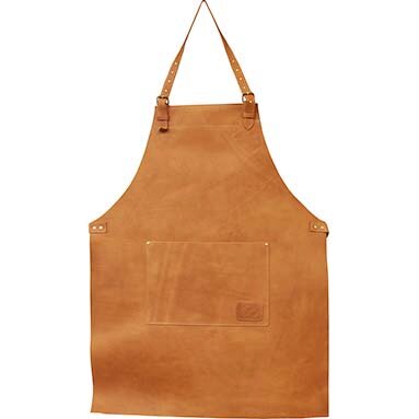 Rustic Leather Work Apron - Personalised - Connell of Sheffield
