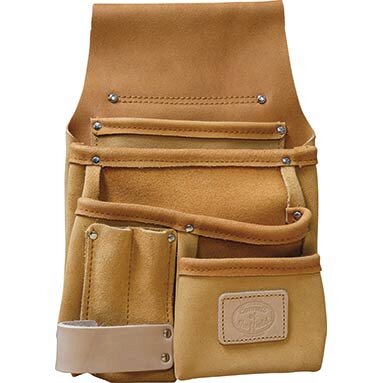 Leather Tool & Nail Pouch - 7 Pockets - Connell of Sheffield