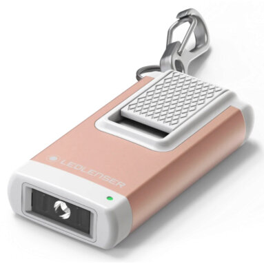 Ledlenser K4R - Rechargeable Keyring Torch - Rose Gold