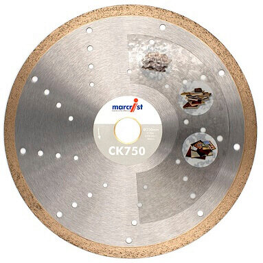 Marcrist CK750 250mm Fast Tile Cutting Diamond Blade