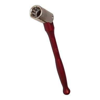 Priory Aluminium Scaffold Spanner - Burgundy Red