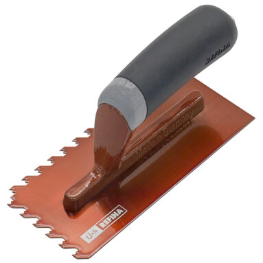 Refina Notched Tiling Trowel 8 Inch - 6mm Notch - Rose Gold