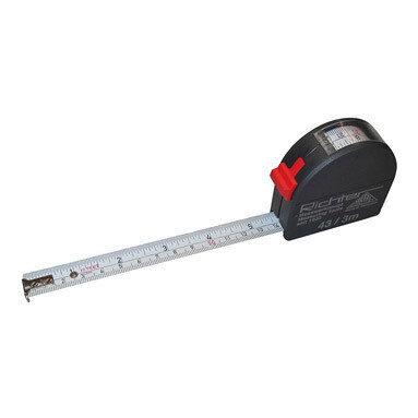 3m/10ft Pocket Tape Measure - With Sight Window - Richter