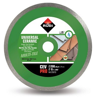 Rubi CEV 200mm Diamond Blade - Super Pro