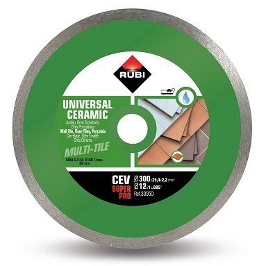 Rubi CEV 300mm Diamond Wheel - Super Pro