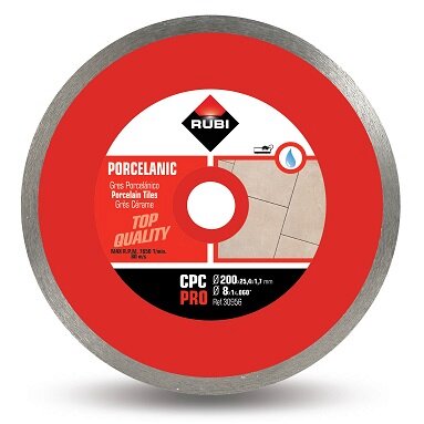 Rubi CPC 200mm - Porcelain Cutting Tile Saw Blade - Pro