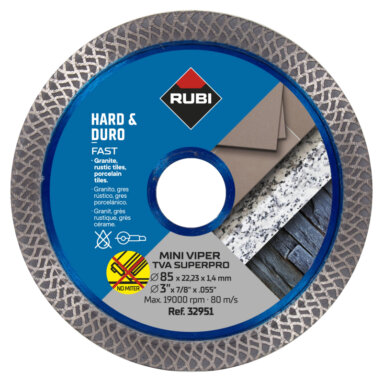 Rubi Mini Viper Blade TVA 85 mm - Super Pro Diamond Blade