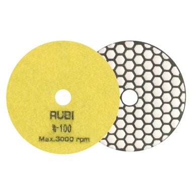 Rubi Flexible Dry Diamond Polishing Pad - 100 Grit (Coarse)