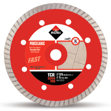 Rubi TCR 125mm Porcelain Diamond Blade - Super Pro