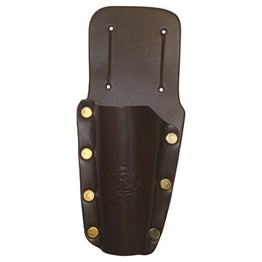 Secateur Holster - Deluxe Mahogany Brown Leather