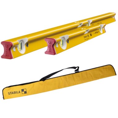 Stabila R Type Level Set - 60cm & 1.2m (2pc) + Free Carry Case