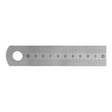 Stainless Steel Rule - Right to Left - Metric - Rigid - EC2