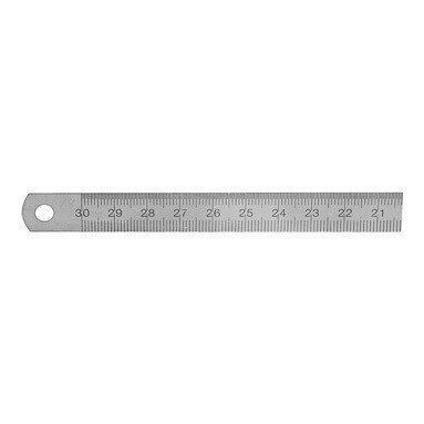 Stainless Steel Rule - Right to Left - Metric - Flexible - EC2