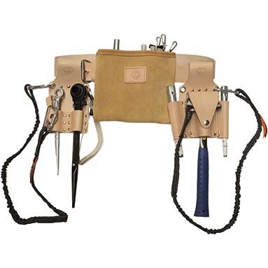 Steel Erectors Leather Belt Set - With Tools