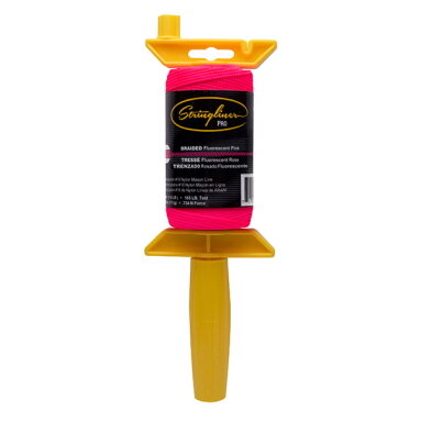 Stringliner Pro Brick String Line Reel - Hi Vis Pink - 250ft