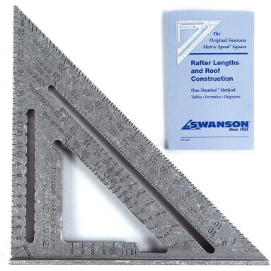 Swanson Speed Square Metric - 25cm Carpentry Square