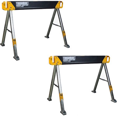 ToughBuilt C550 Saw Horse / Jobsite Table - 2 Pack (C550-2)