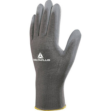 Polyamide Knitted Protective Gloves - PU Palm - VE702GR