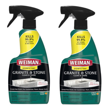 2x Weiman Granite & Stone Cleaner 473ml (16 fl oz)