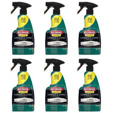 6x Weiman Granite & Stone Cleaner 473ml (16 fl oz)