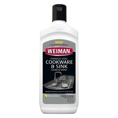 Weiman Stainless Steel Cookware & Sink Cleaner - 227g (8 oz)