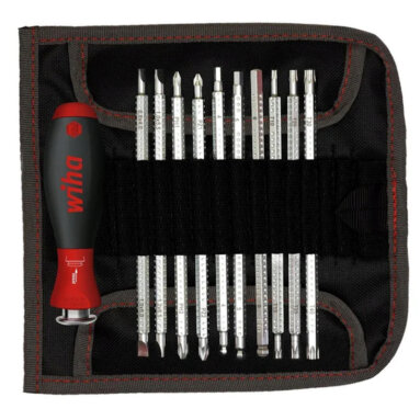 Wiha Interchangeable Screwdriver Blade Set 11pc - System 6