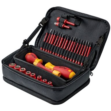 Wiha SlimVario 31pc Full VDE Screwdriver Set - Multi-Function Case