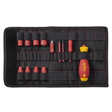 Wiha SlimVario Screwdriver & Nut Driver Set 13pc - VDE Insulated