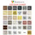 Genesis Tile Trims - colour chart