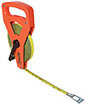 30m/100ft Measuring Tape Nylon Coated Steel - Robust Plastic Frame