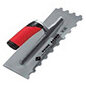 Rubi R-10mm U-Notched Trowel - Open Rubiflex Handle - Steel